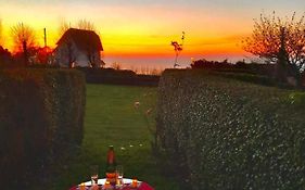 Studio cosy et terrasse-jardin superbe vue mer